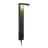 Nordlux Solar Lampadaire extérieur Rica Carré Acier Inoxydable Noir 4.5W 380lm - 830 Blanc Chaud |Détecteur de Mouvement et de Lumière