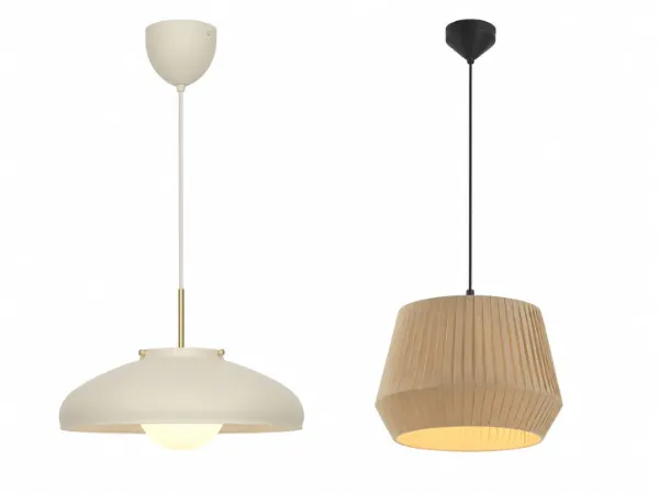 Hanglampen beige